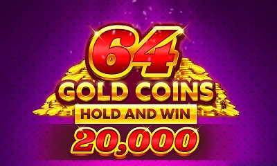 64 Gold Coins Hold and Win 20,000