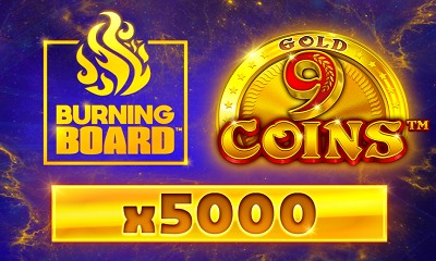 9 Coins Gold Burning Board