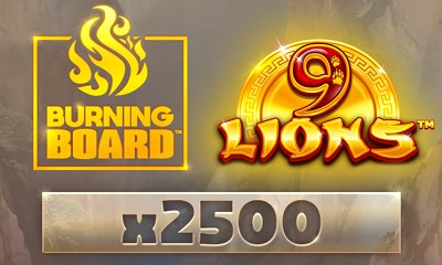 9 Lions Burning Board