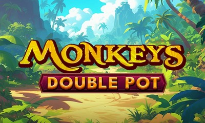 Monkeys Double Pot