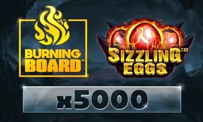 Sizzling Eggs Burning Board